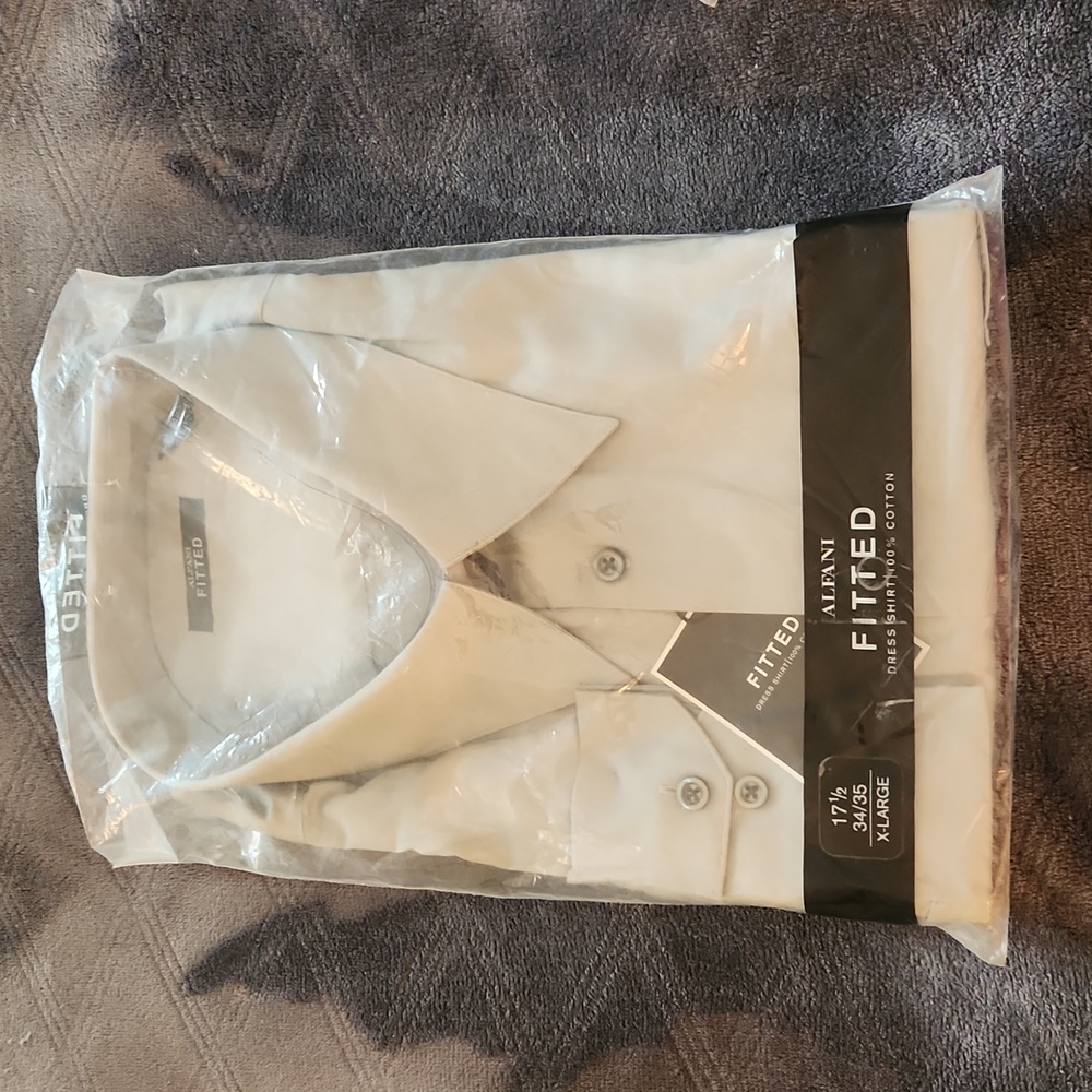New in package Alfani fitted dress shirt